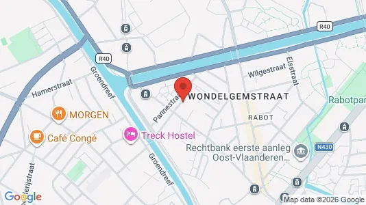 Apartments for rent i Stad Gent - kort over placeringen