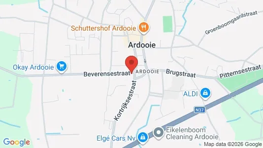 Apartments for rent i Ardooie - kort over placeringen