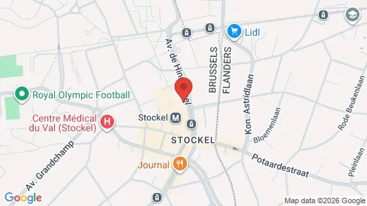 Apartments for rent i Brussels Sint-Pieters-Woluwe - kort over placeringen