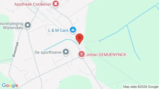 Apartments for rent i Torhout - kort over placeringen