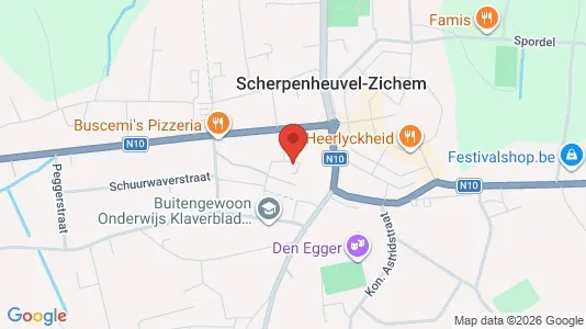 Apartments for rent i Scherpenheuvel-Zichem - kort over placeringen