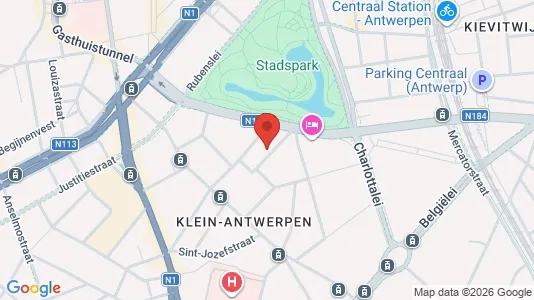 Apartments for rent i Stad Antwerp - kort over placeringen