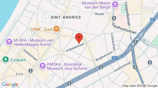 Apartments for rent i Stad Antwerp - kort over placeringen