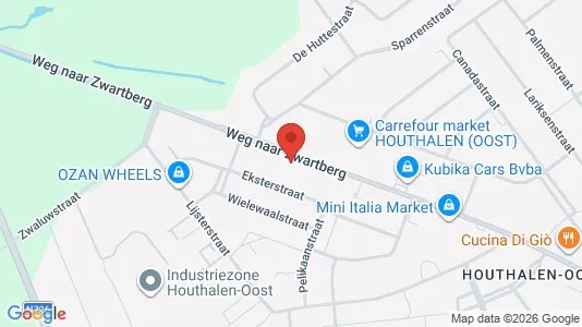 Apartments for rent i Houthalen-Helchteren - kort over placeringen