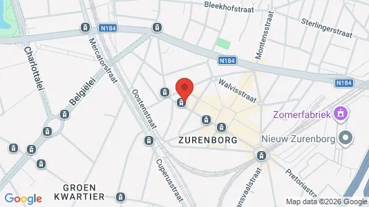 Apartments for rent i Stad Antwerp - kort over placeringen