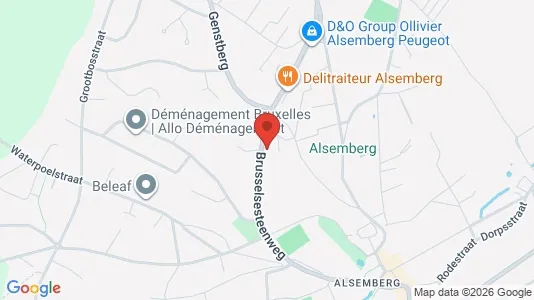 Apartments for rent i Beersel - kort over placeringen