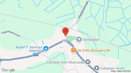 Apartments for rent i Diksmuide - kort over placeringen