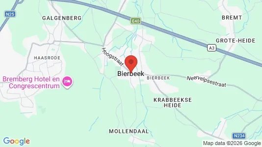 Houses for rent i Bierbeek - kort over placeringen