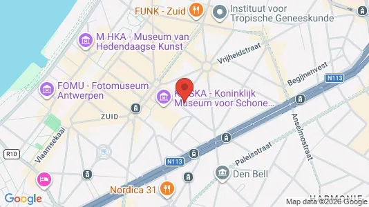 Apartments for rent i Stad Antwerp - kort over placeringen