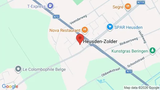 Apartments for rent i Heusden-Zolder - kort over placeringen