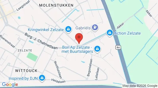Apartments for rent i Zelzate - kort over placeringen