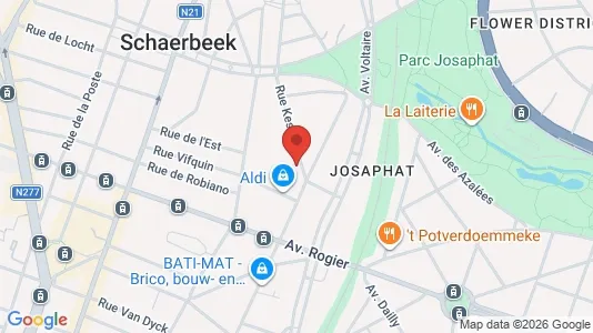 Apartments for rent i Brussels Schaarbeek - kort over placeringen
