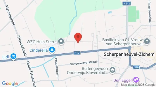 Apartments for rent i Scherpenheuvel-Zichem - kort over placeringen