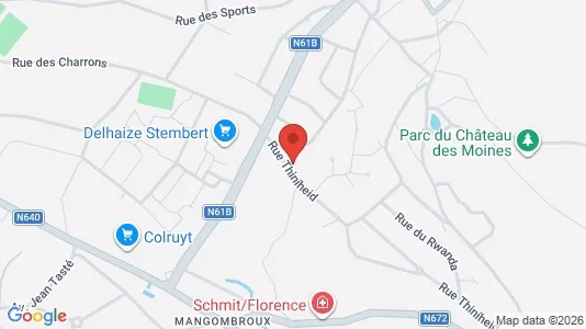 Apartments for rent i Verviers - kort over placeringen