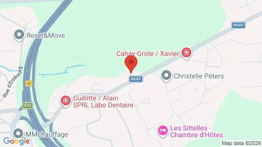 Apartments for rent i Chaudfontaine - kort over placeringen