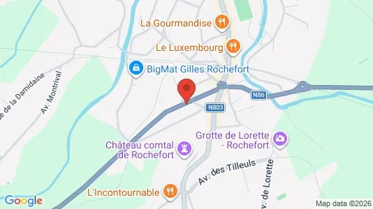 Apartments for rent i Rochefort - kort over placeringen