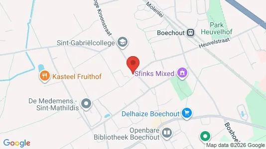 Apartments for rent i Boechout - kort over placeringen