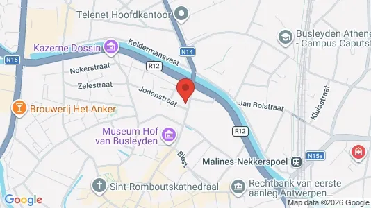 Apartments for rent i Mechelen - kort over placeringen
