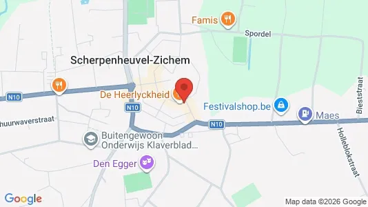 Apartments for rent i Scherpenheuvel-Zichem - kort over placeringen