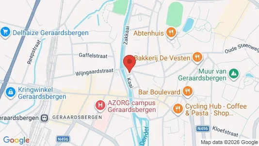 Apartments for rent i Geraardsbergen - kort over placeringen