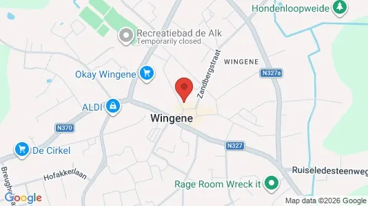 Apartments for rent i Wingene - kort over placeringen