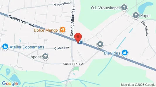 Apartments for rent i Bierbeek - kort over placeringen