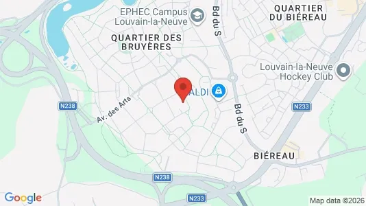 Apartments for rent in Ottignies-Louvain-la-Neuve - Photo from Google Street View
