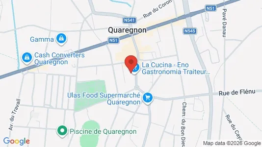 Apartments for rent i Quaregnon - kort over placeringen