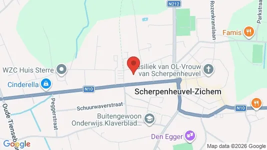 Apartments for rent i Scherpenheuvel-Zichem - kort over placeringen