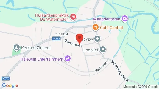 Apartments for rent i Scherpenheuvel-Zichem - kort over placeringen