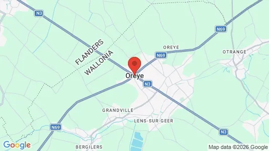 Houses for rent i Oerle - kort over placeringen