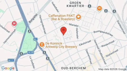 Apartments for rent i Stad Antwerp - kort over placeringen