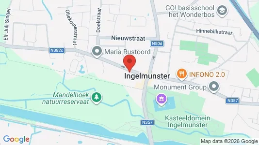 Apartments for rent i Ingelmunster - kort over placeringen