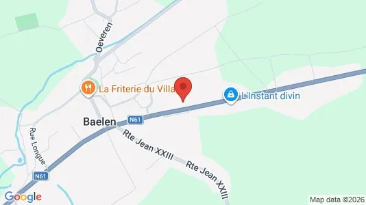 Apartments for rent i Baelen - kort over placeringen
