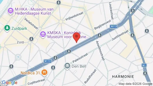 Apartments for rent i Stad Antwerp - kort over placeringen