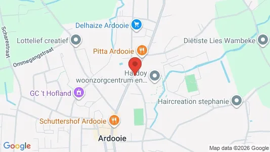 Apartments for rent i Ardooie - kort over placeringen