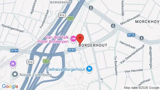 Apartments for rent i Antwerp Borgerhout - kort over placeringen