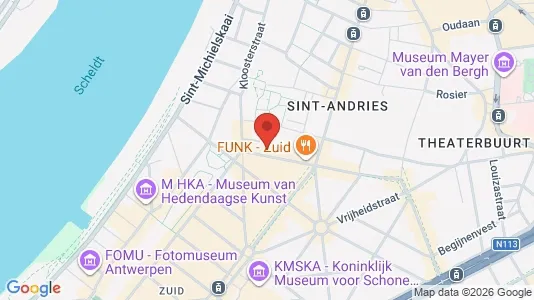 Apartments for rent i Stad Antwerp - kort over placeringen