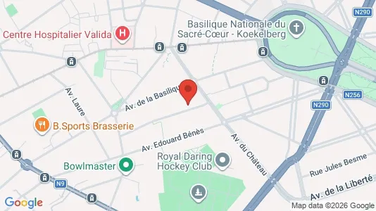 Apartments for rent i Brussels Koekelberg - kort over placeringen