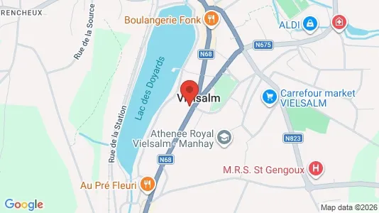Apartments for rent i Vielsalm - kort over placeringen