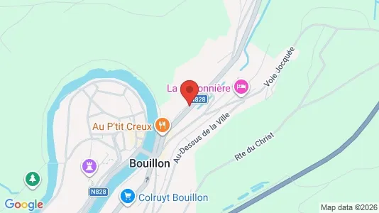 Apartments for rent i Bouillon - kort over placeringen