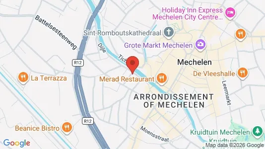 Apartments for rent i Mechelen - kort over placeringen
