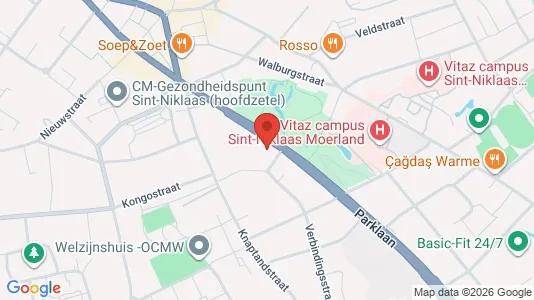 Apartments for rent i Sint-Niklaas - kort over placeringen