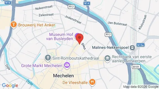 Apartments for rent i Mechelen - kort over placeringen