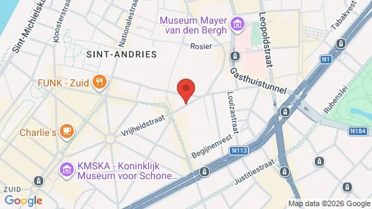 Apartments for rent i Stad Antwerp - kort over placeringen
