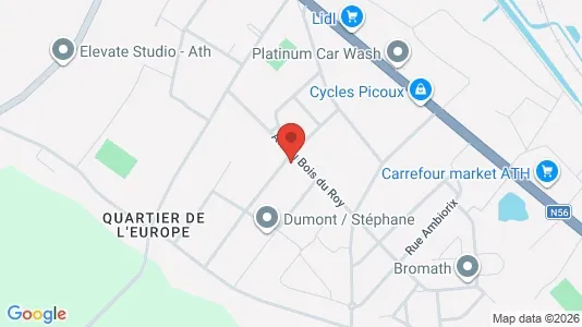 Apartments for rent i Aat - kort over placeringen