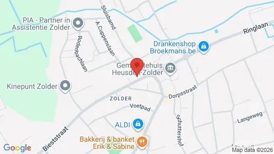 Apartments for rent i Heusden-Zolder - kort over placeringen