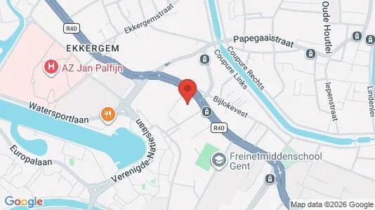 Apartments for rent i Stad Gent - kort over placeringen