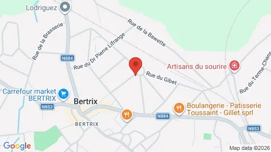 Apartments for rent i Bertrix - kort over placeringen