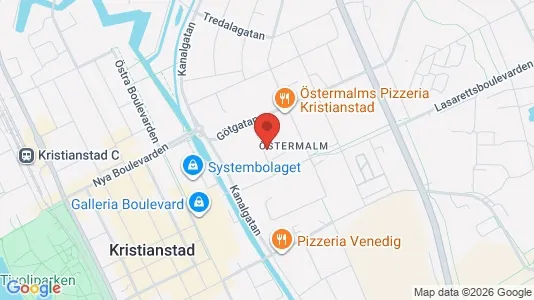 Apartments for rent i Kristianstad - kort over placeringen